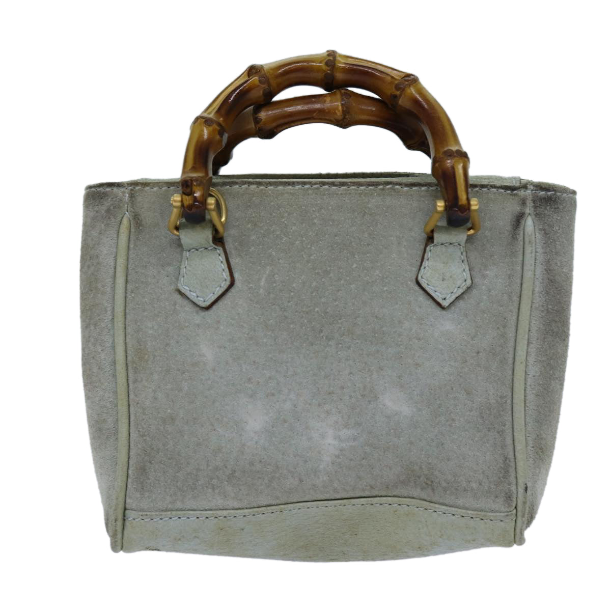 Luxury Gucci Trending 2025 Bamboo Hand Bag Suede 2way Light Blue  71086