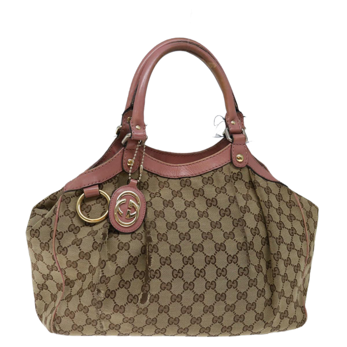Luxury Gucci Trending 2025 GG Canvas Hand Bag Beige Pink  71094
