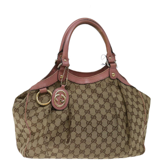 Luxury Gucci Trending 2025 GG Canvas Hand Bag Beige Pink  71094