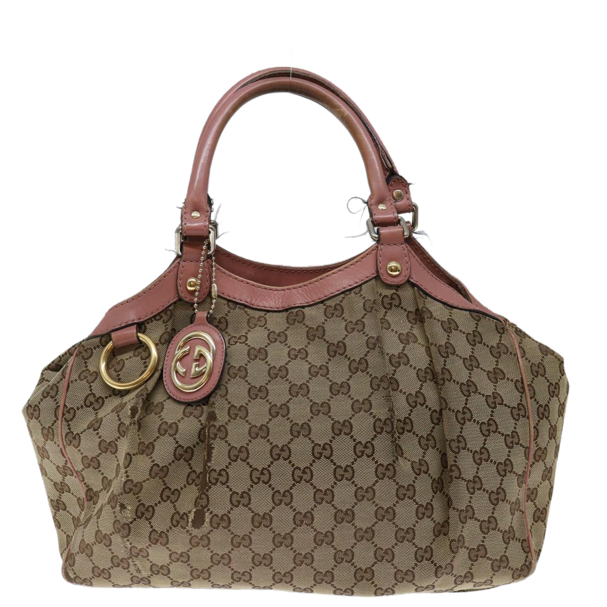 Luxury Gucci Trending 2025 GG Canvas Hand Bag Beige Pink  71094