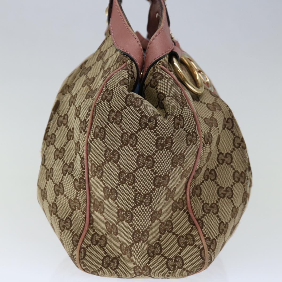 Luxury Gucci Trending 2025 GG Canvas Hand Bag Beige Pink  71094