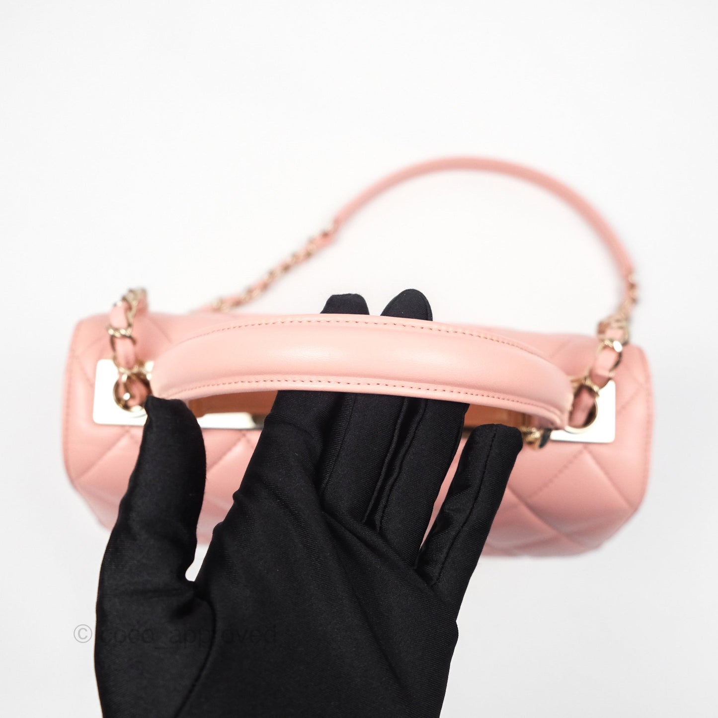 Chanel Small Trendy CC Pink Lambskin Gold Hardware