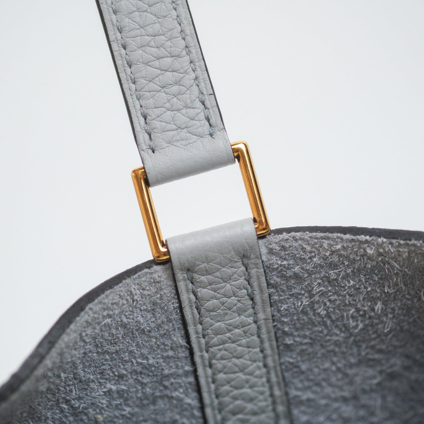 Hermès Picotin Lock 18 Bleu Pale 08 Clemence Gold Hardware