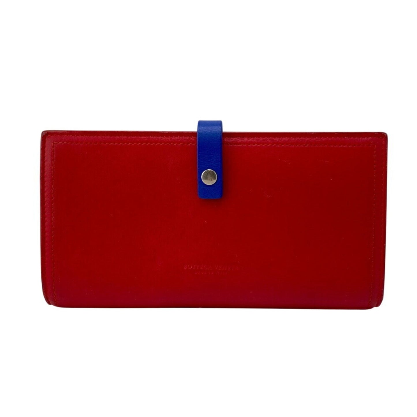 Luxury Bottega Veneta blue  Color Leather Wallet (Bi-Fold) ()