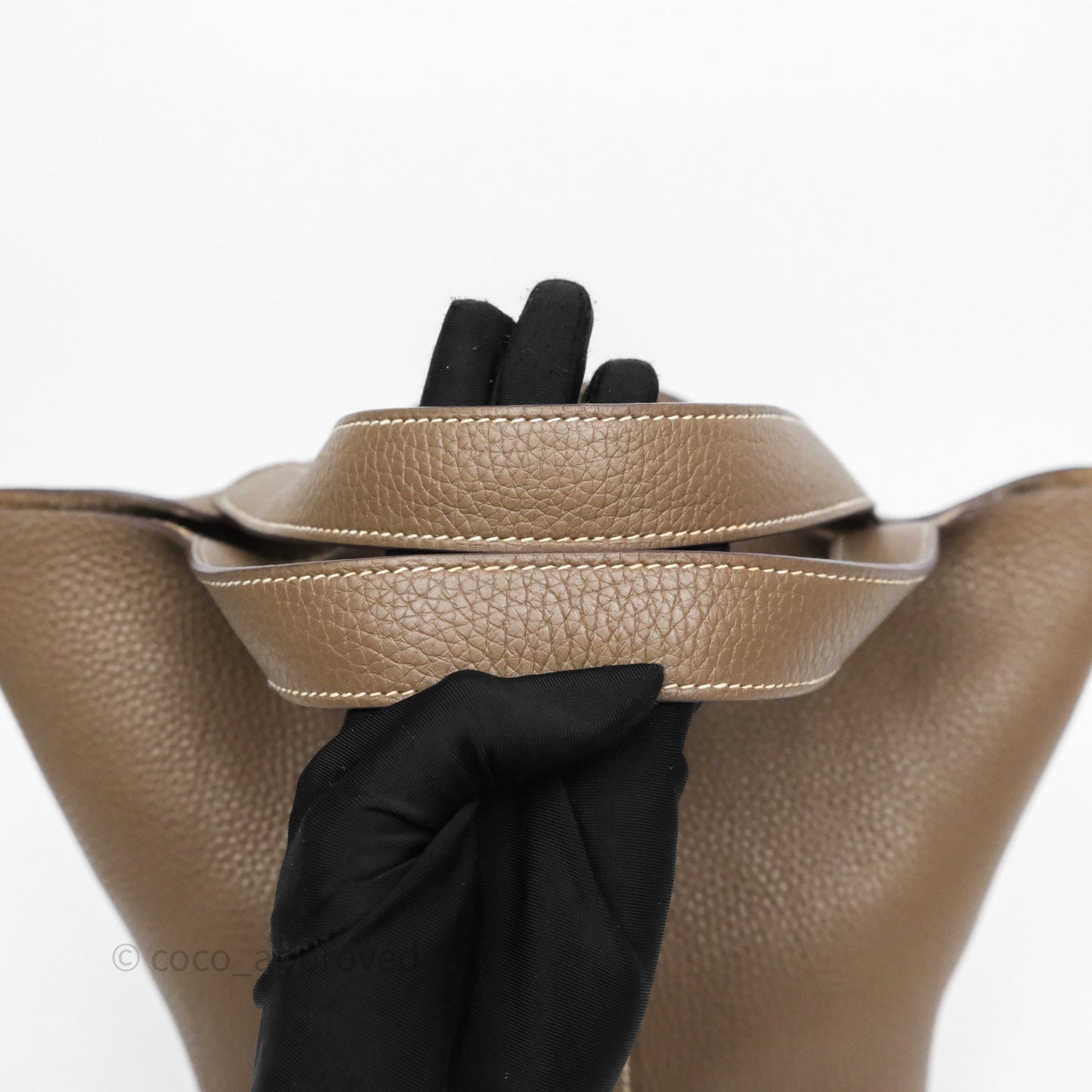 Hermès Picotin 22 Etoupe Clemence Palladium Hardware