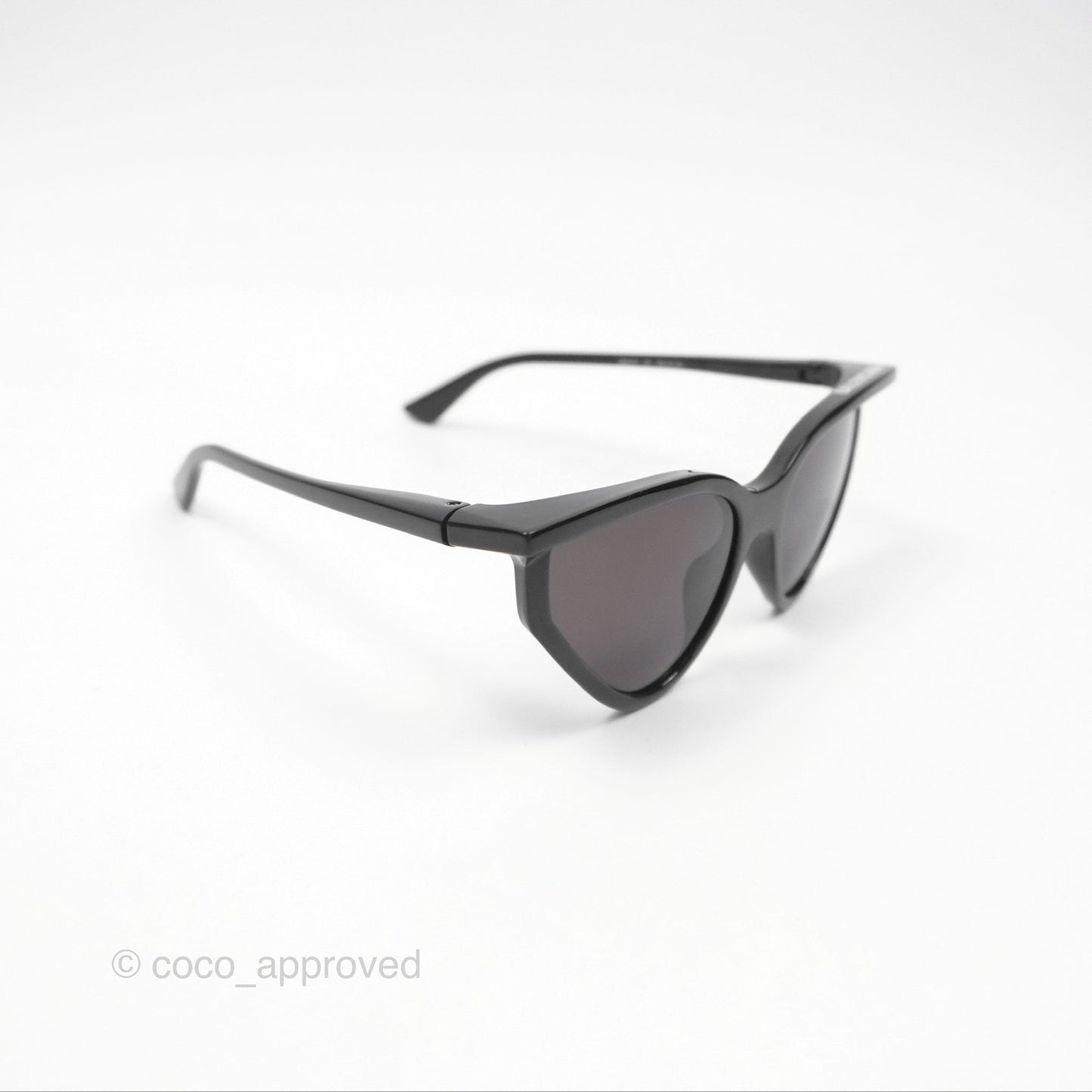 Balenciaga Rim Cat-eye Sunglasses Black
