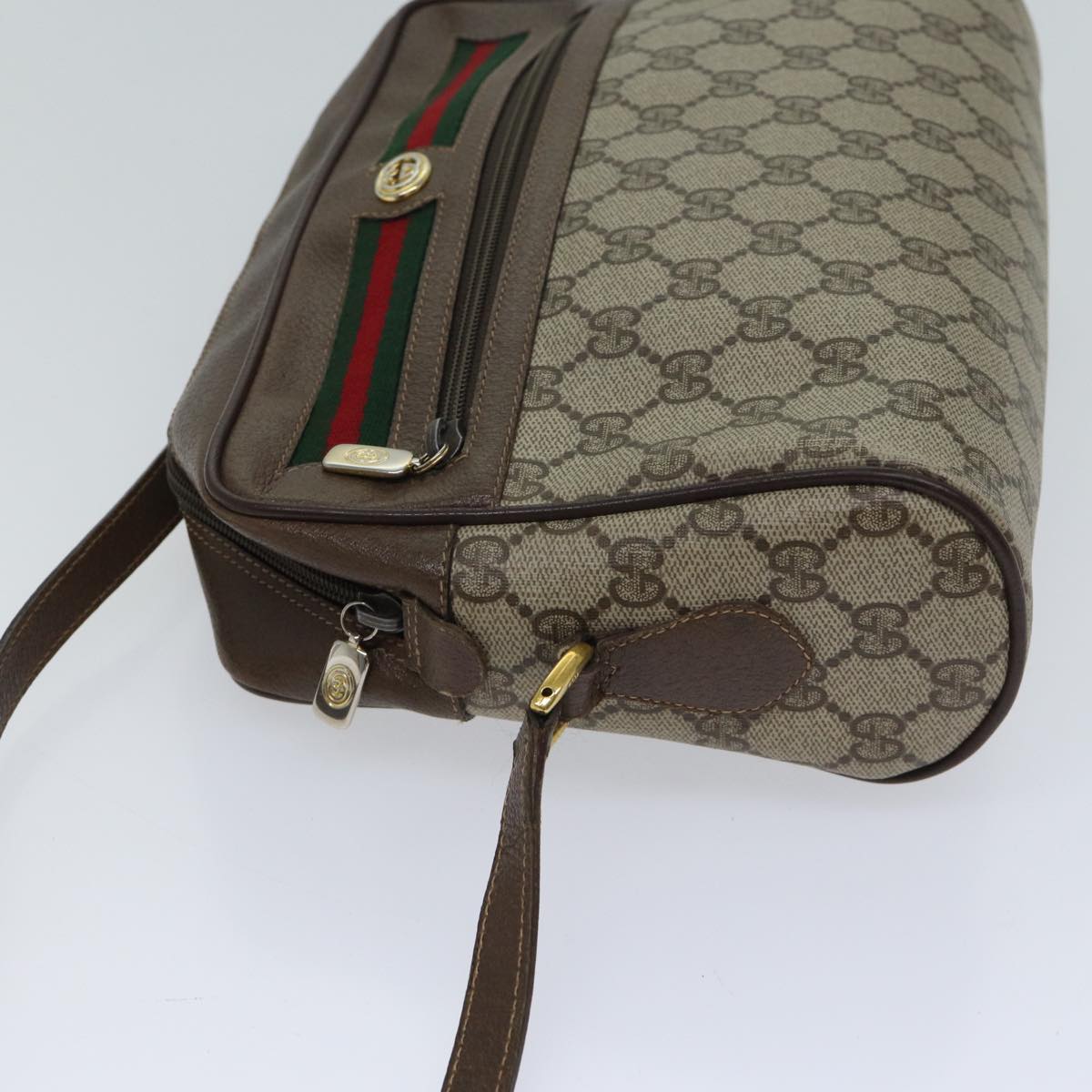Luxury Gucci Trending 2025 GG Canvas Web Sherry Line Shoulder Bag PVC Beige Green Red  71165