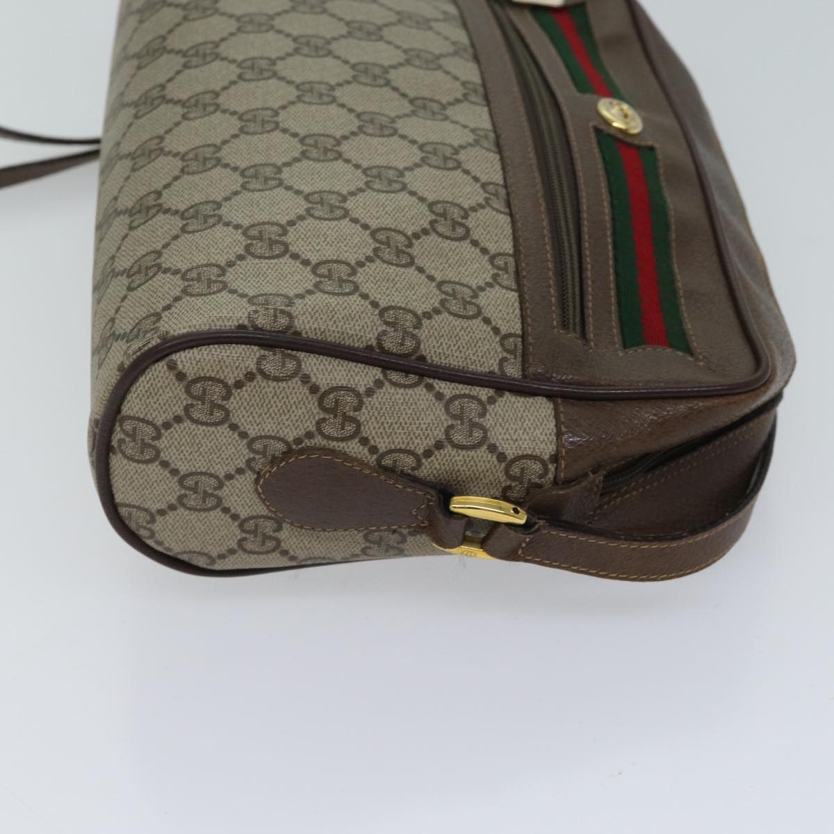 Luxury Gucci Trending 2025 GG Canvas Web Sherry Line Shoulder Bag PVC Beige Green Red  71165