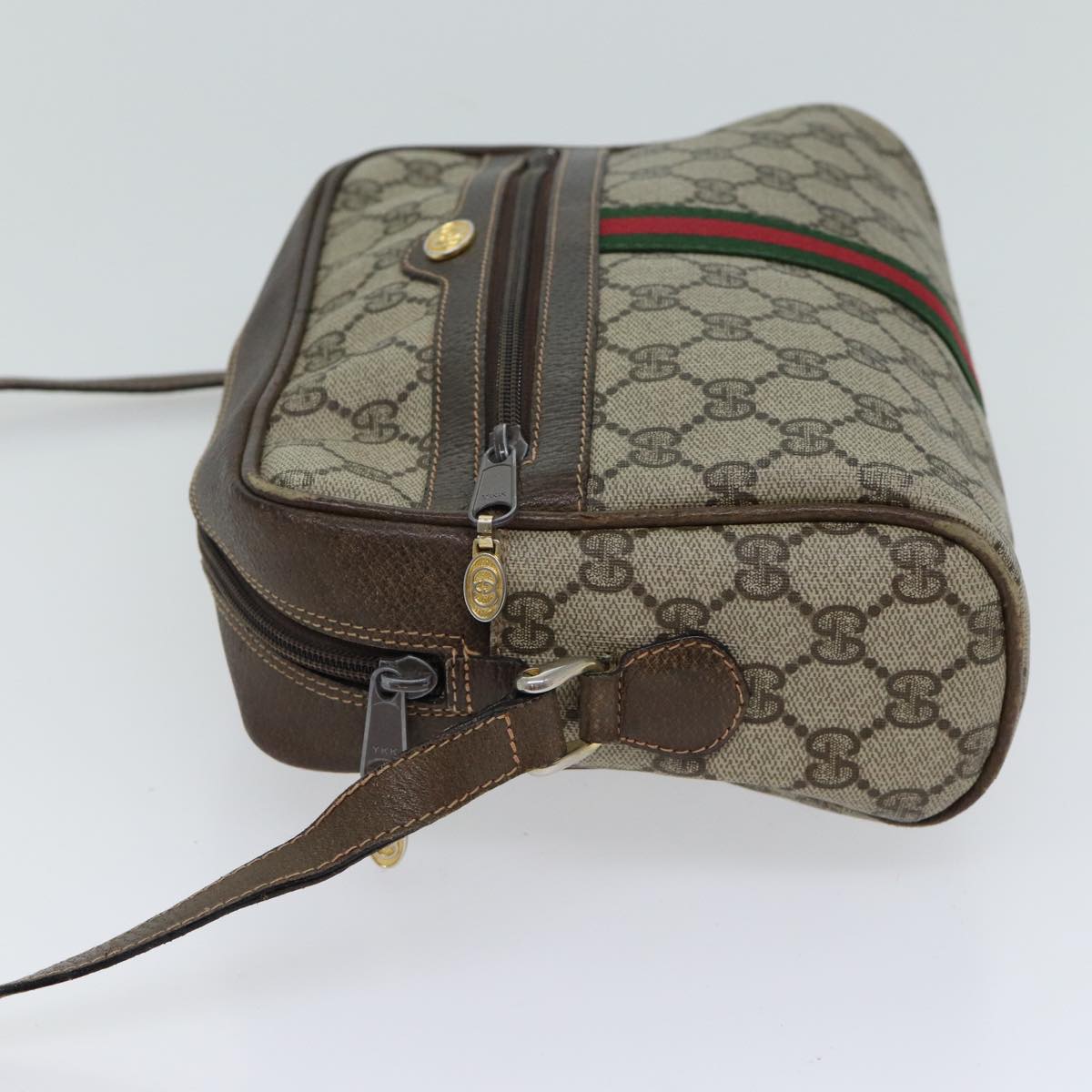 Luxury Gucci Trending 2025 GG Canvas Web Sherry Line Shoulder Bag PVC Beige Green Red  71166
