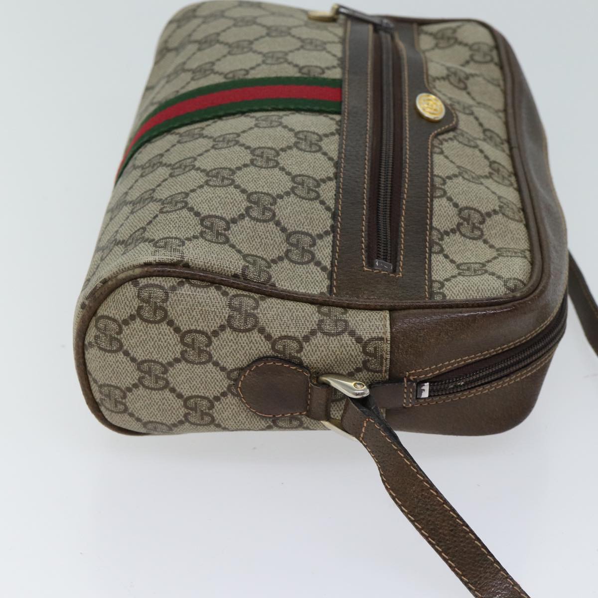 Luxury Gucci Trending 2025 GG Canvas Web Sherry Line Shoulder Bag PVC Beige Green Red  71166