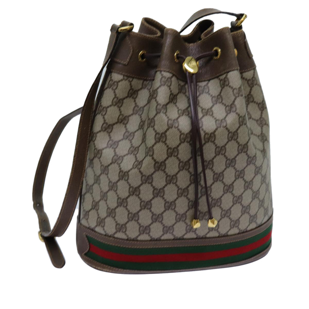 Luxury Gucci Trending 2025 GG Canvas Web Sherry Line Shoulder Bag PVC Beige Green Red  71174