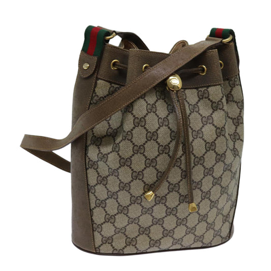 Luxury Gucci Trending 2025 GG Canvas Web Sherry Line Shoulder Bag PVC Beige Green Red  71175