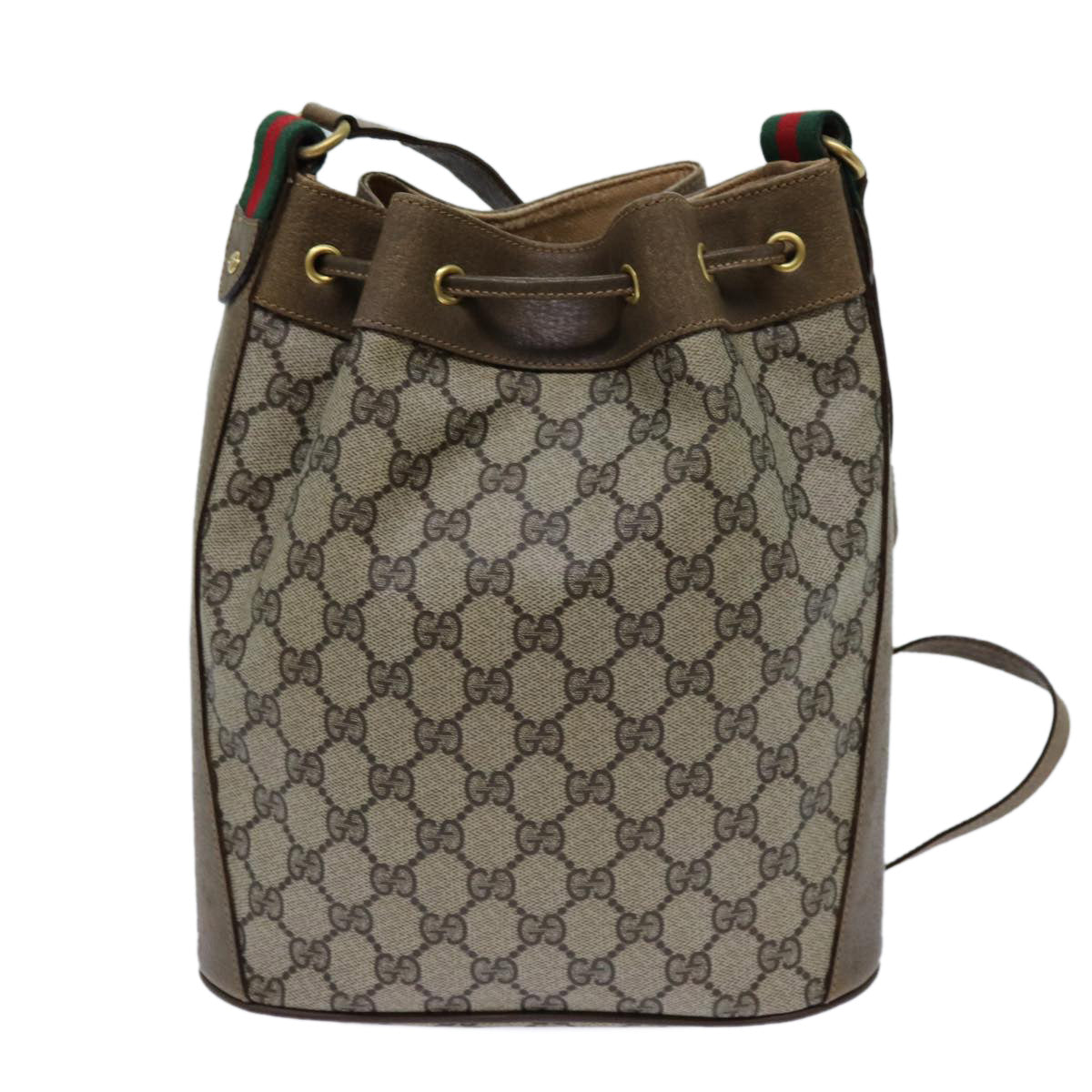 Luxury Gucci Trending 2025 GG Canvas Web Sherry Line Shoulder Bag PVC Beige Green Red  71175