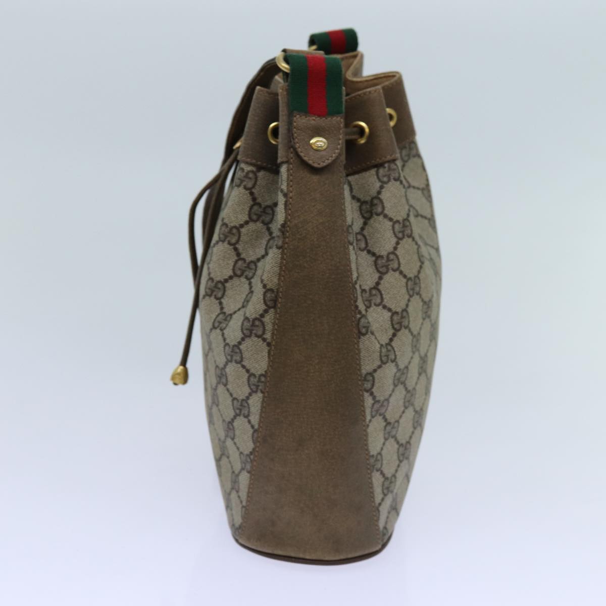 Luxury Gucci Trending 2025 GG Canvas Web Sherry Line Shoulder Bag PVC Beige Green Red  71175