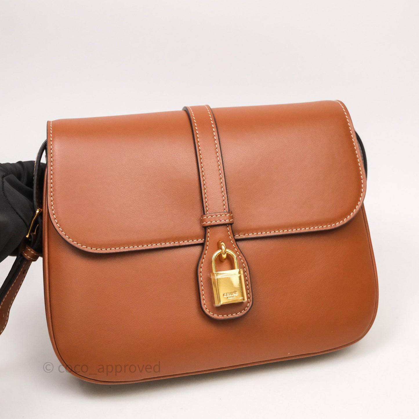 Celine Medium Tabou Tan Smooth Calfskin
