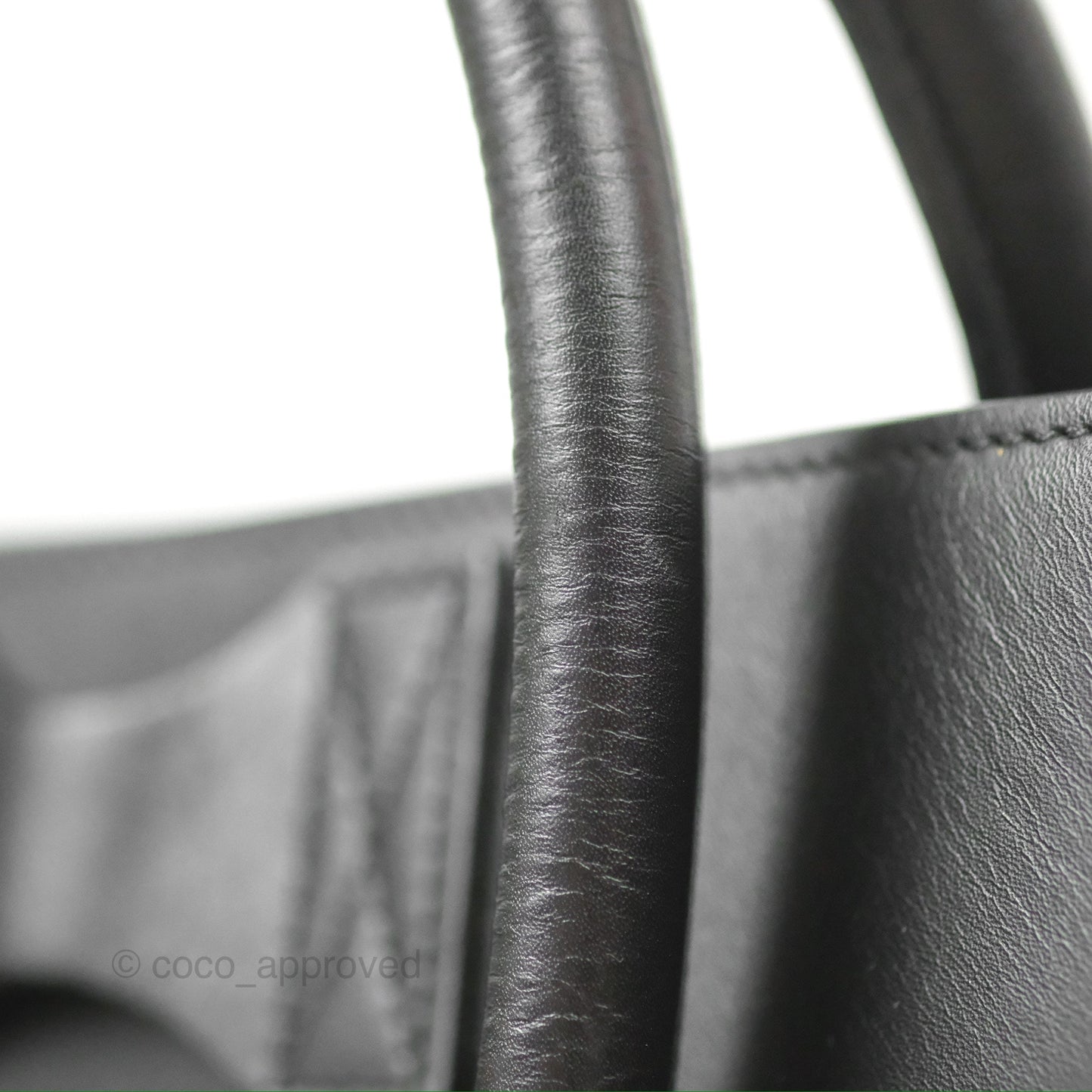 Celine Mini Luggage Bag Black/Brown/Ivory Calfskin