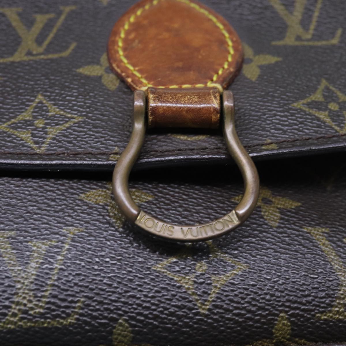 LOUIS VUITTON Monogram Saint Cloud MM Shoulder Bag M51243 LV 71218