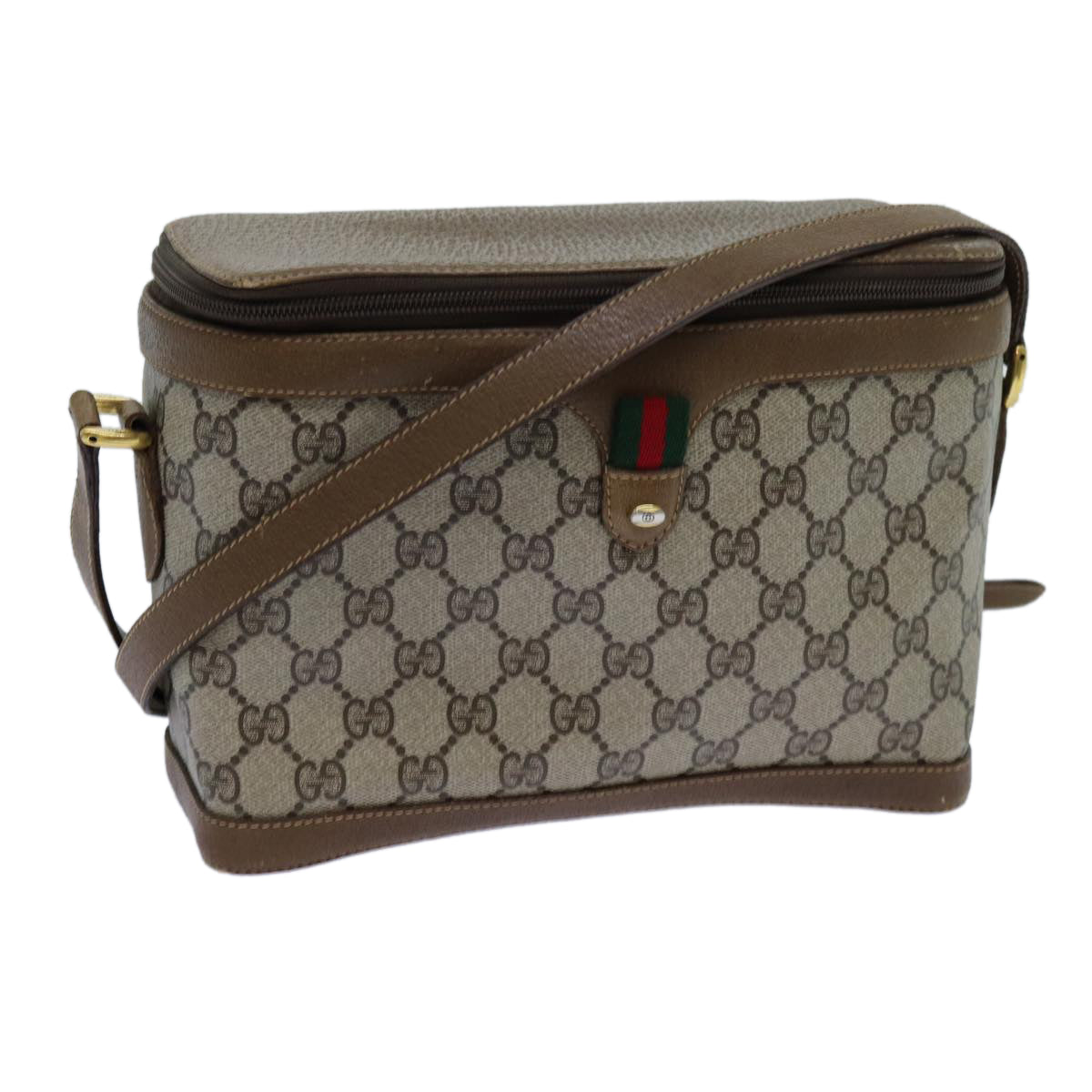 Luxury Gucci Trending 2025 GG Canvas Web Sherry Line Shoulder Bag PVC Beige Green Red  71229
