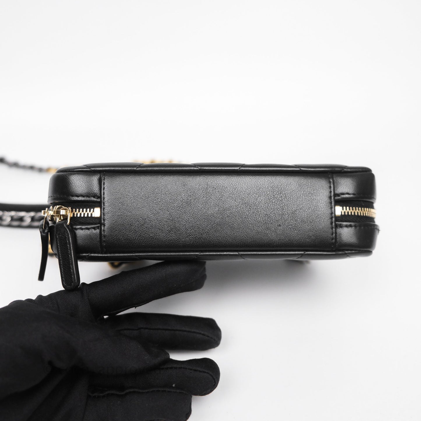 Chanel 19 Camera Bag Black Lambskin Mixed Hardware