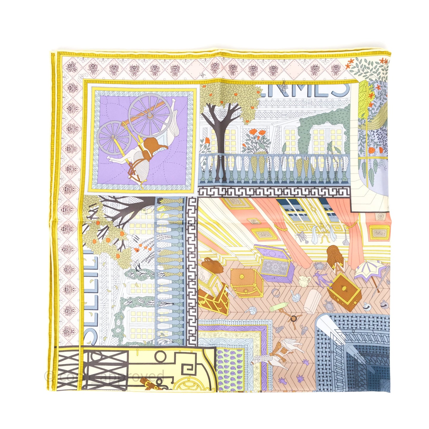 Hermès Objets de Curiosite Silk Scarf 90