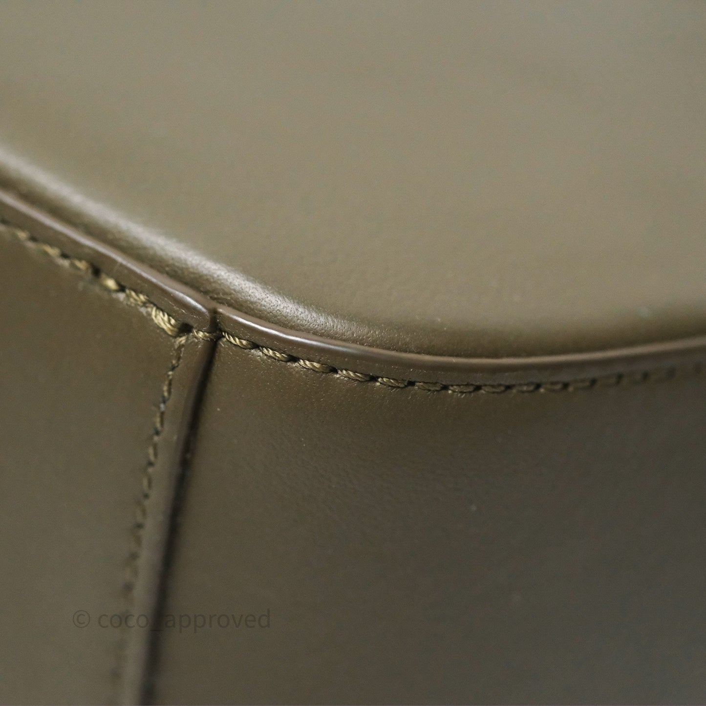 Loewe Mini Hammock Hobo In Classic Dark Khaki Green Calfskin