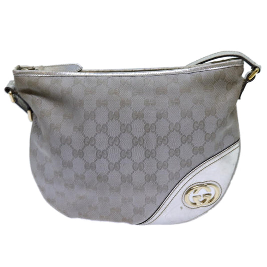 Luxury Gucci Trending 2025 GG Canvas Shoulder Bag Silver  71301