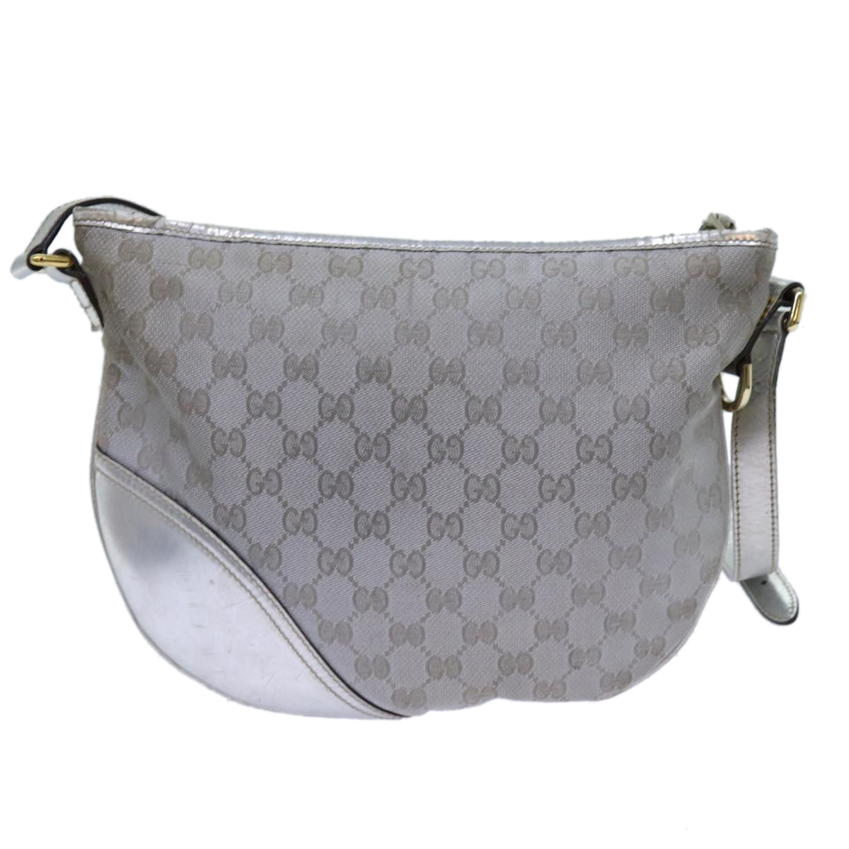 Luxury Gucci Trending 2025 GG Canvas Shoulder Bag Silver  71301