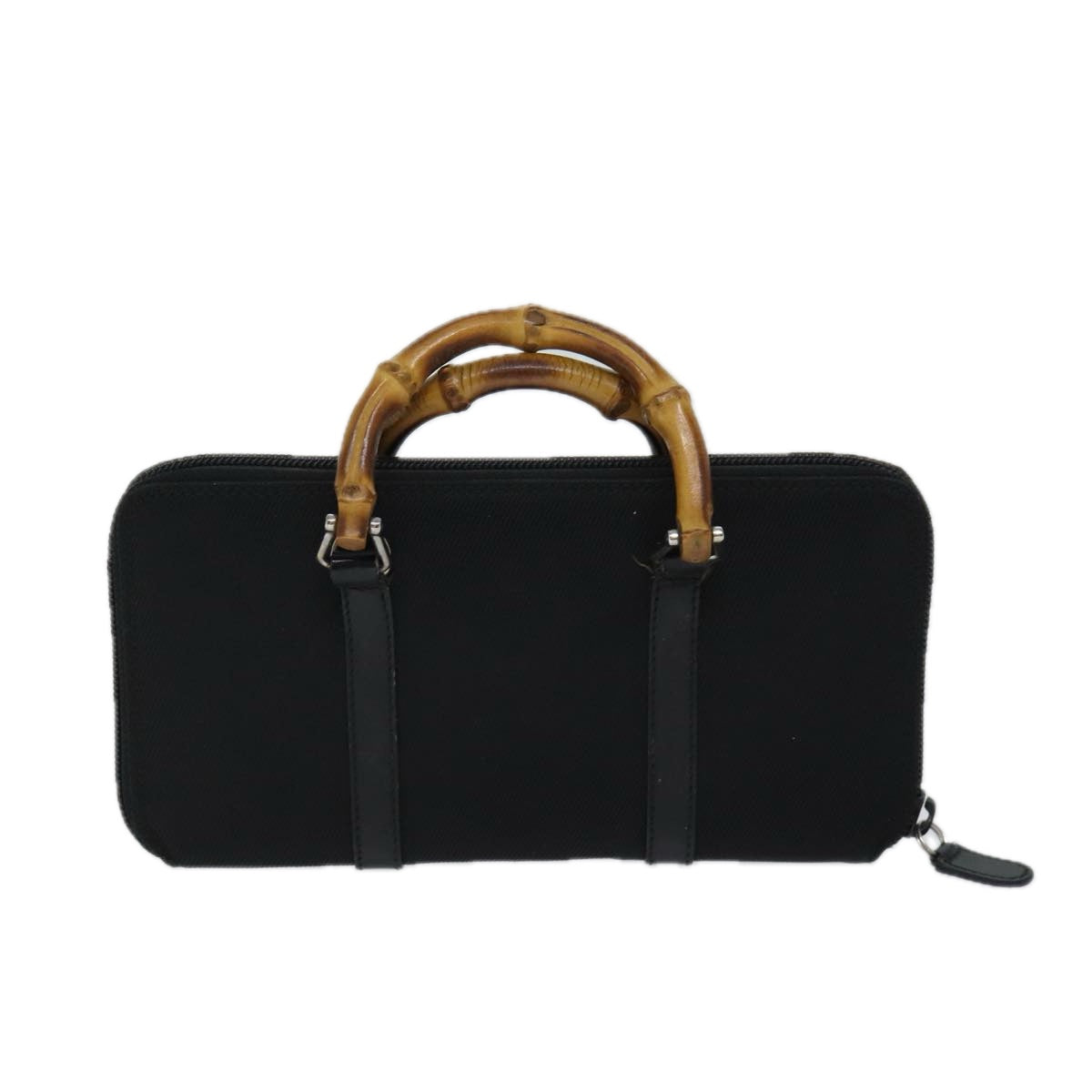 Luxury Gucci Trending 2025 Bamboo Wallet Hand Bag Nylon 2way Black  71308