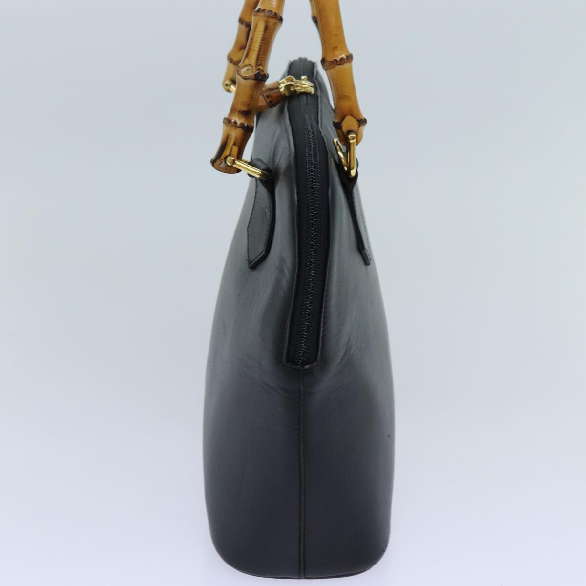 Luxury Gucci Trending 2025 Bamboo Hand Bag Leather 2way Black  71310
