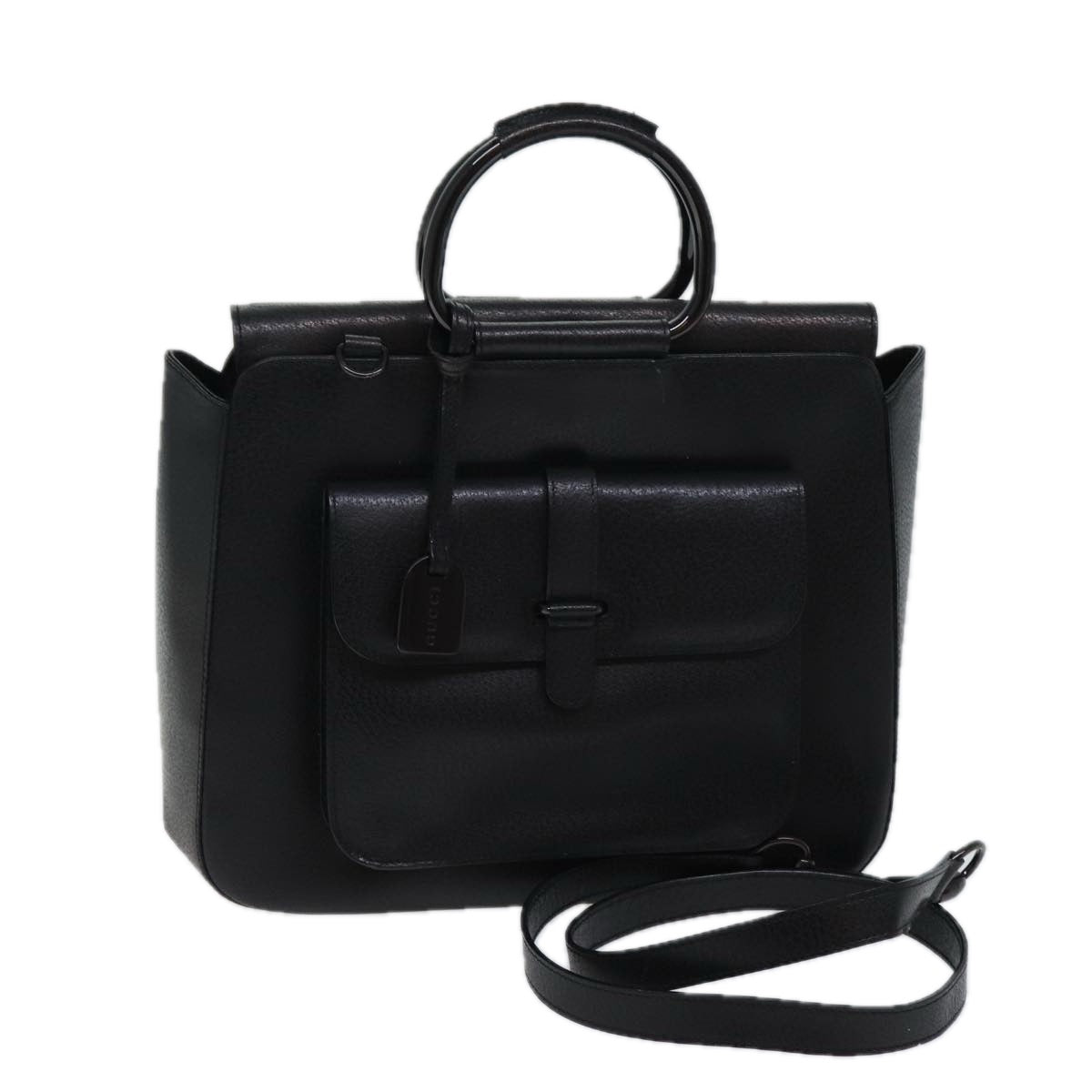 Luxury Gucci Trending 2025 Hand Bag Leather 2way Black  71312