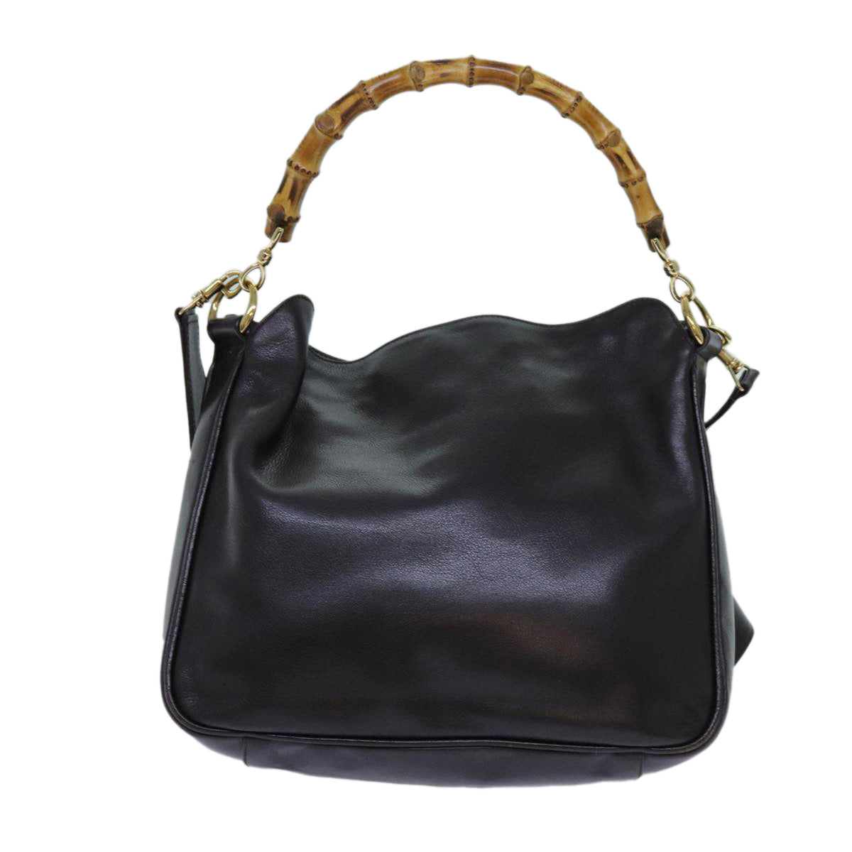Luxury Gucci Trending 2025 Bamboo Shoulder Bag Leather 2way Brown  71316