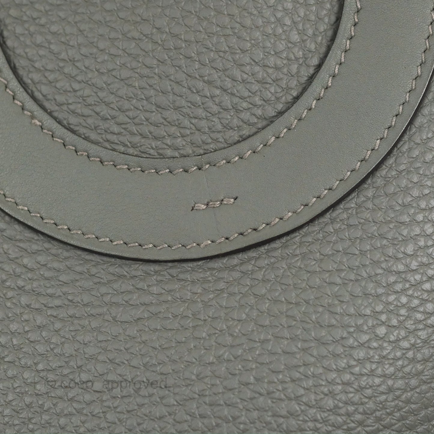 Hermes In-The-Loop 18 Gris Meyer 0L Clemence Gold Hardware