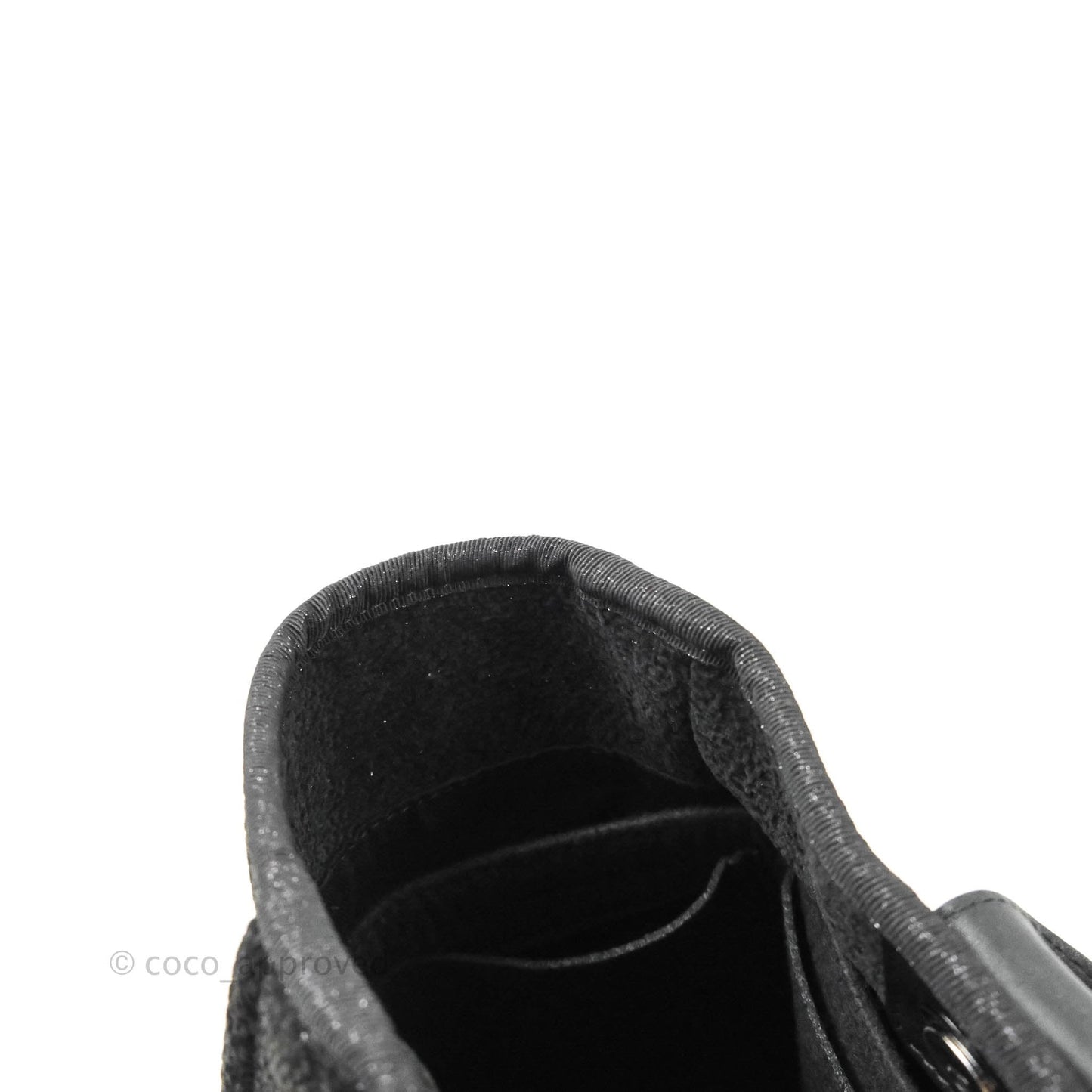 Chanel Large Deauville Black Glitter Lurex
