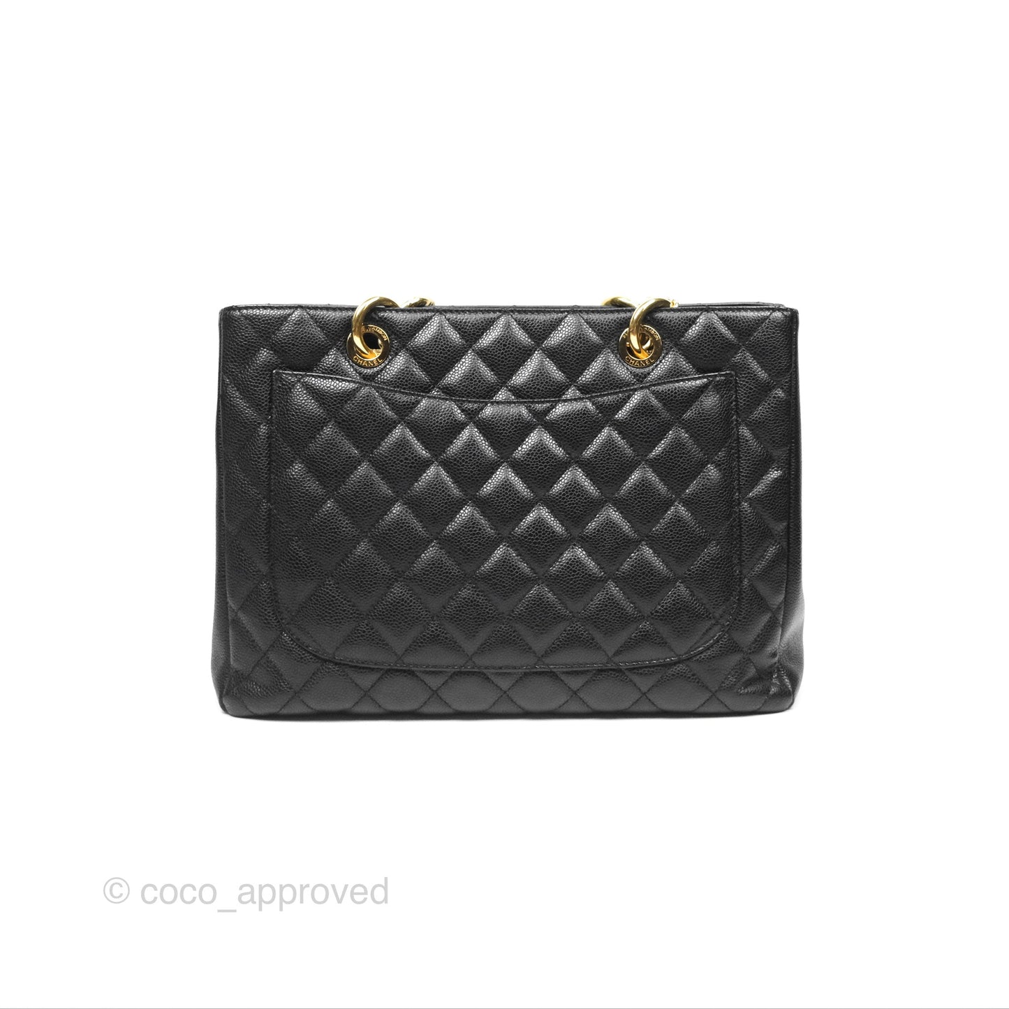 Chanel GST Black Caviar Gold Hardware