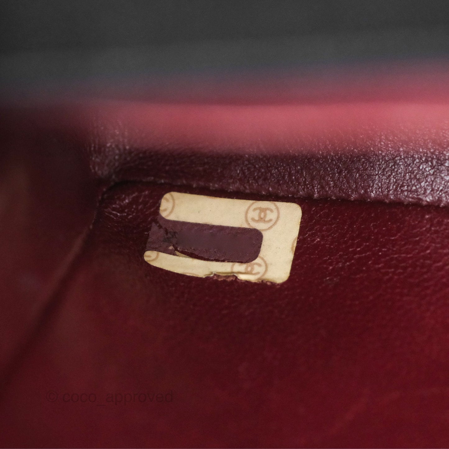 Chanel Vintage Mini Square Black Lambskin 24K Gold Hardware