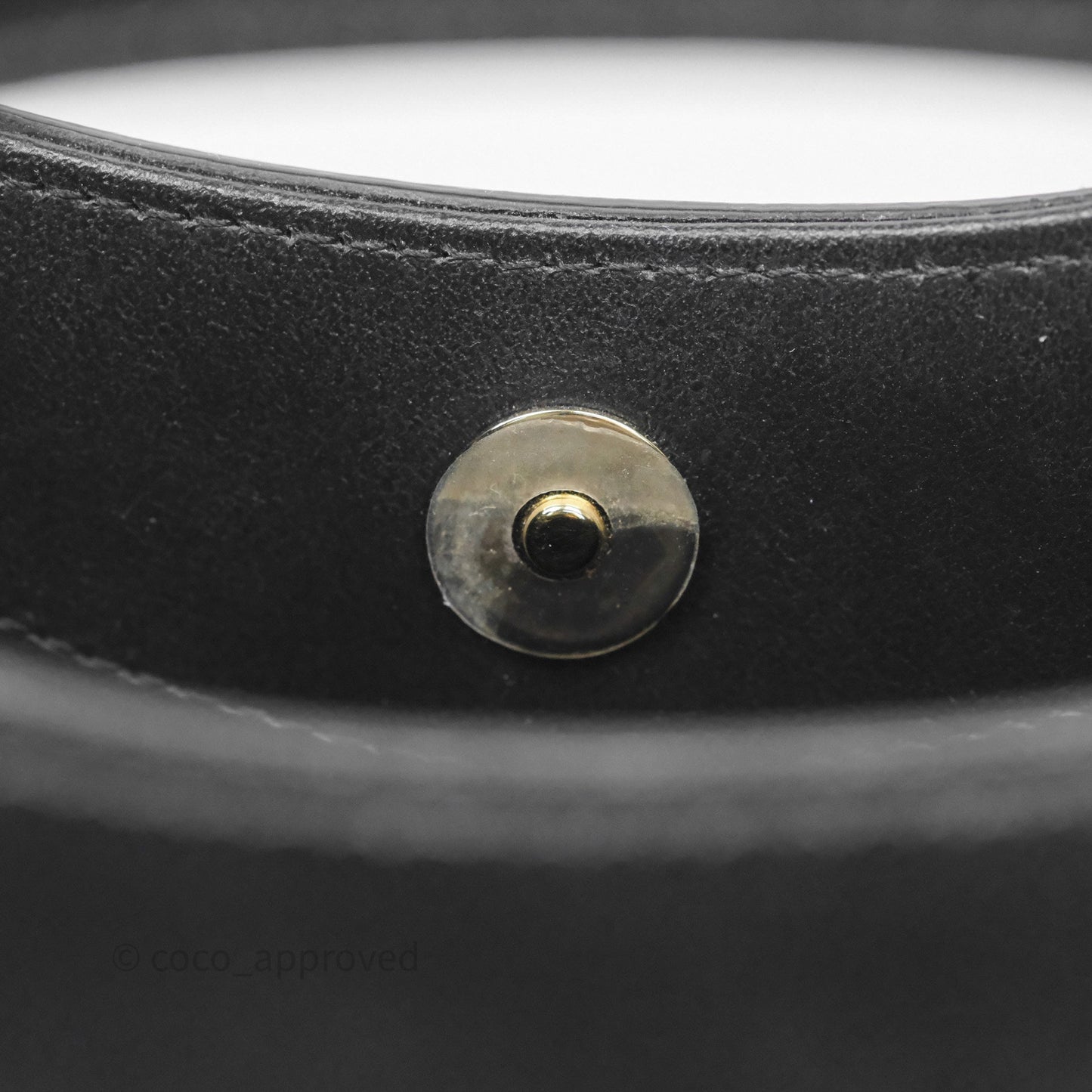 Chanel Nano 31 Black Shiny Calfskin Gold Hardware