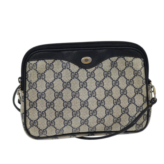 Luxury Gucci Trending 2025 GG Supreme Shoulder Bag PVC Navy 97 02 068  71425