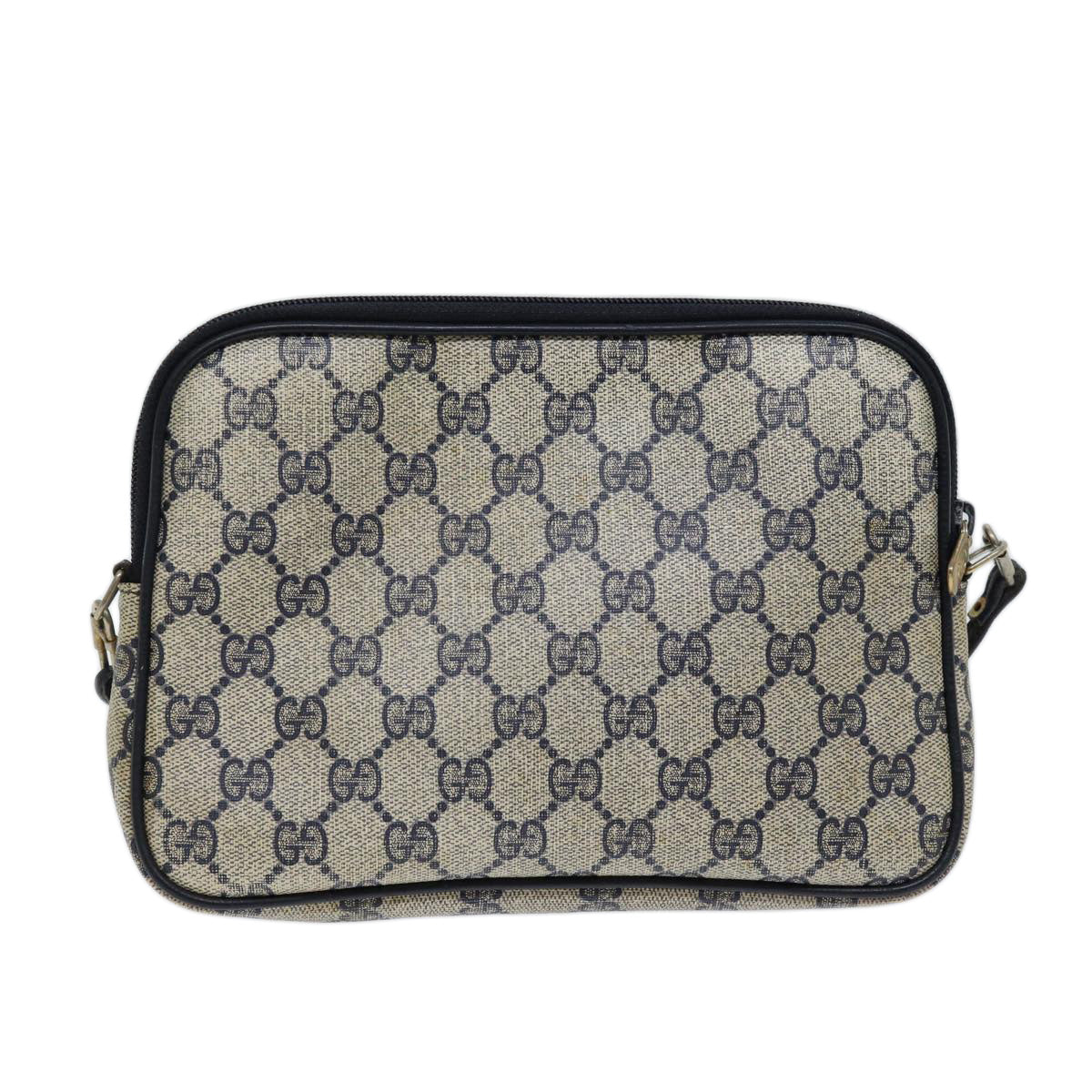 Luxury Gucci Trending 2025 GG Supreme Shoulder Bag PVC Navy 97 02 068  71425