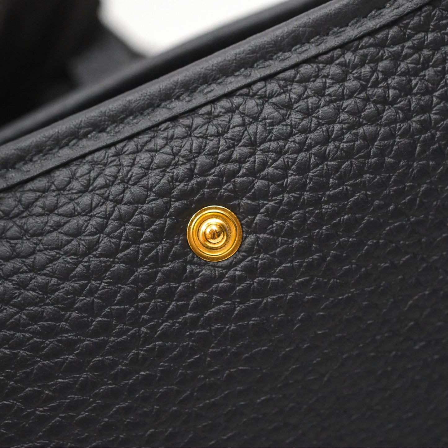 Hermès Mini Evelyne 16 Caban Clemence Gold Hardware