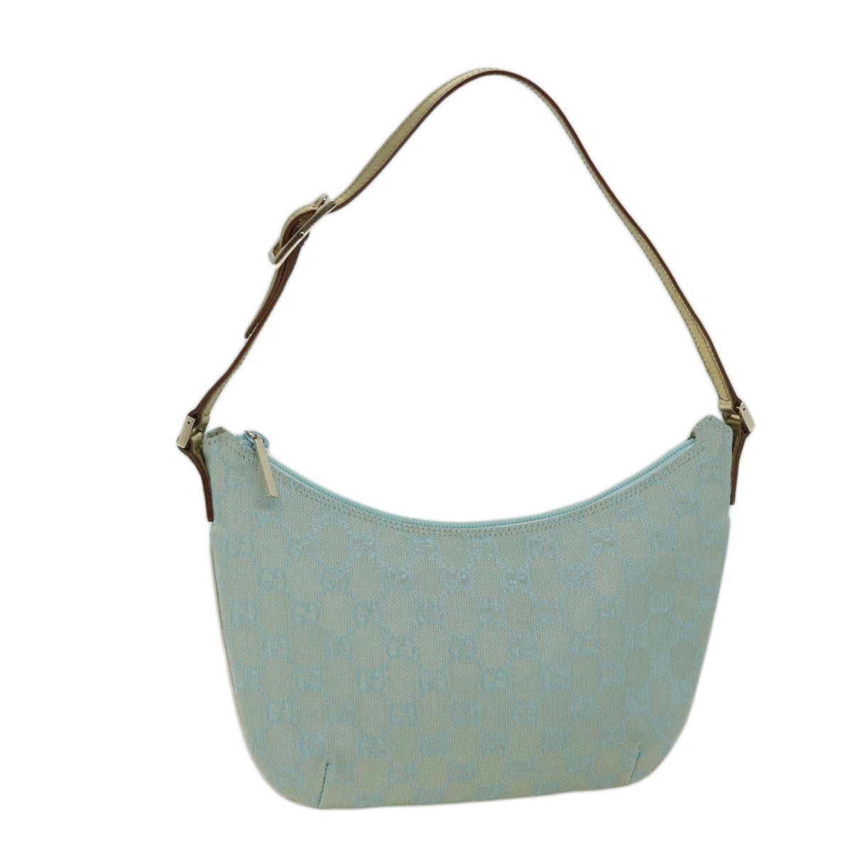 Luxury Gucci Trending 2025 GG Canvas Shoulder Bag Light Blue 005 0813 3444  71431