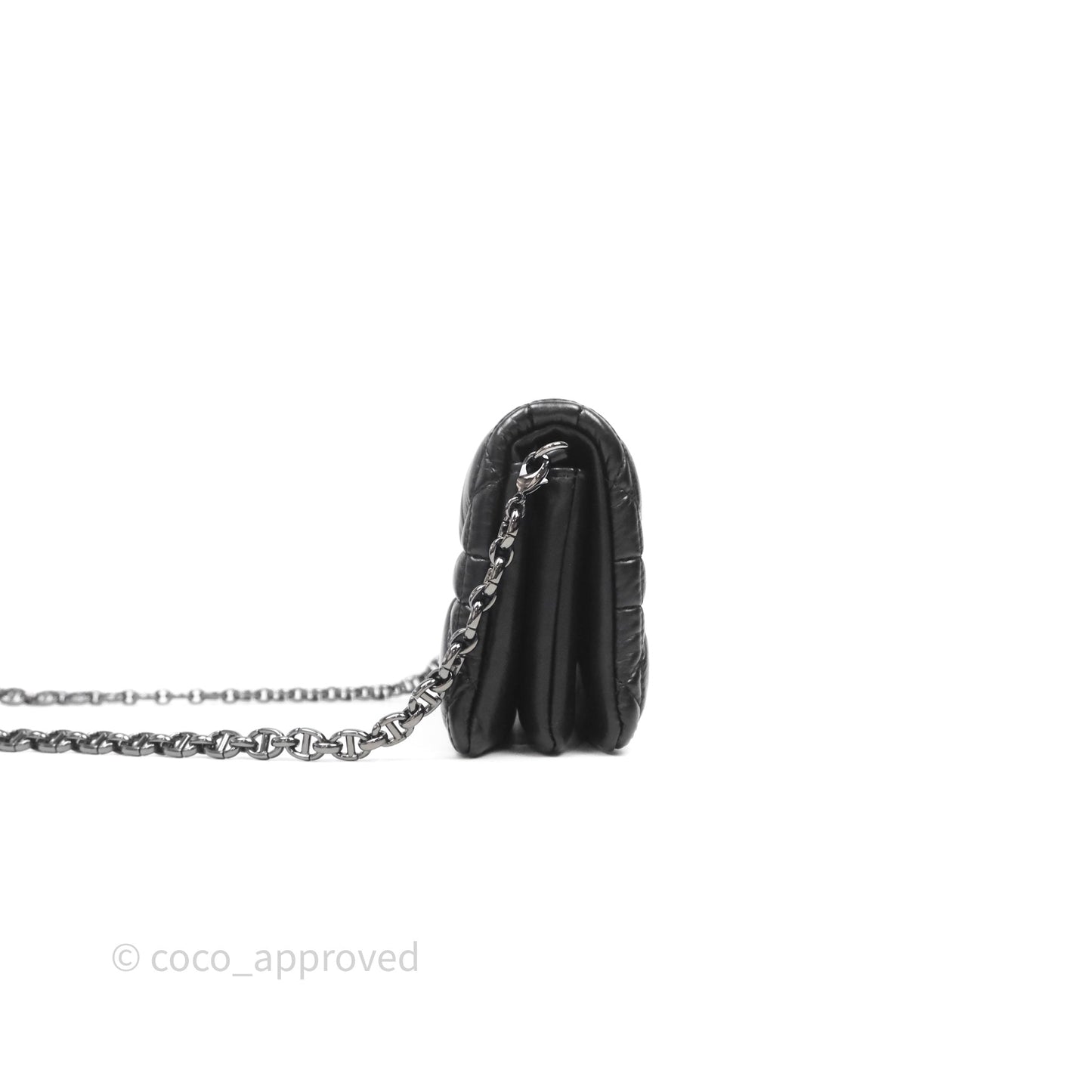 Christian Dior Mini Caro Bag Black Macrocannage