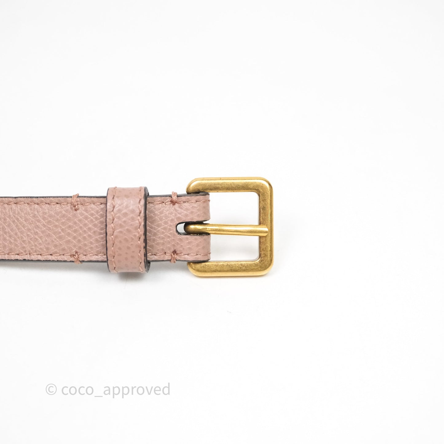 Christian Dior Saddle Belt Pouch Dusty Pink Matte Calfskin Gold Hardware