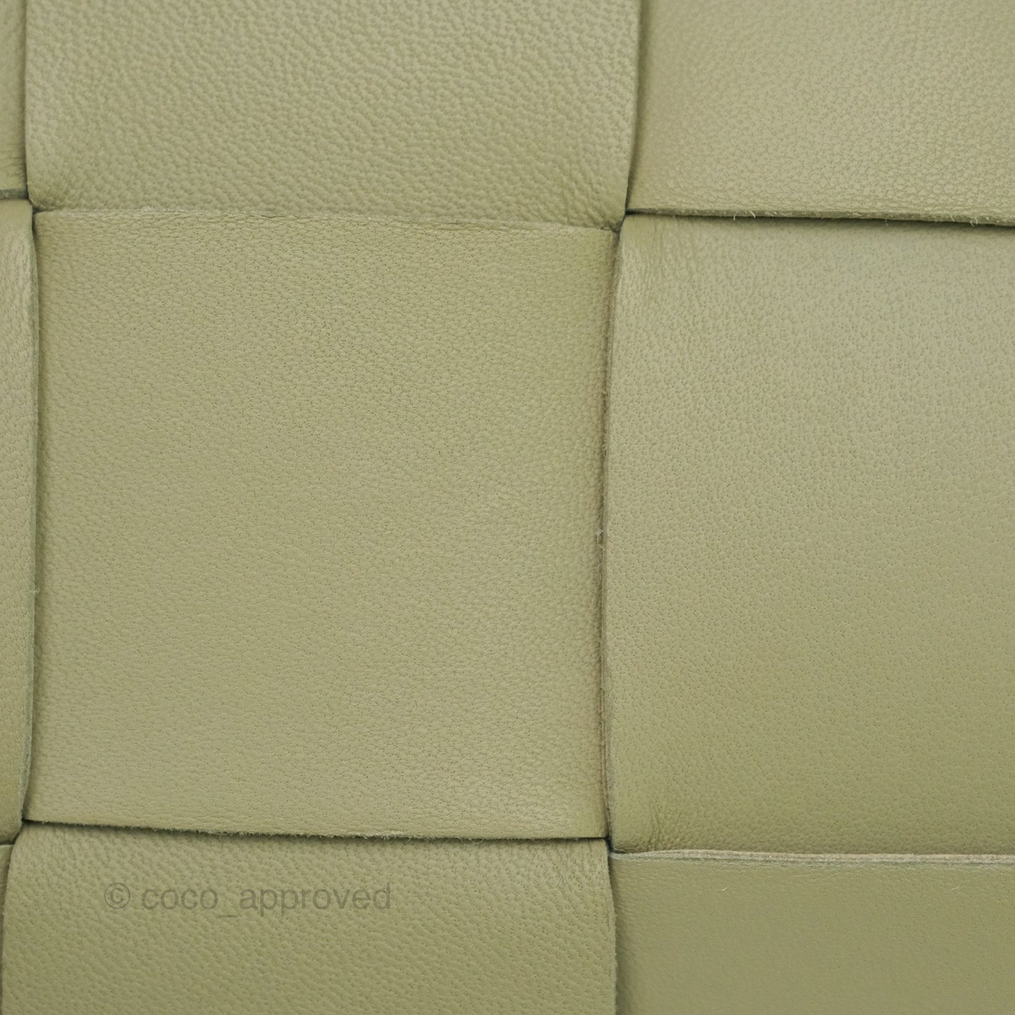 Bottega Veneta Brick Cassette Bag Olive Green Intrecciato Lambskin