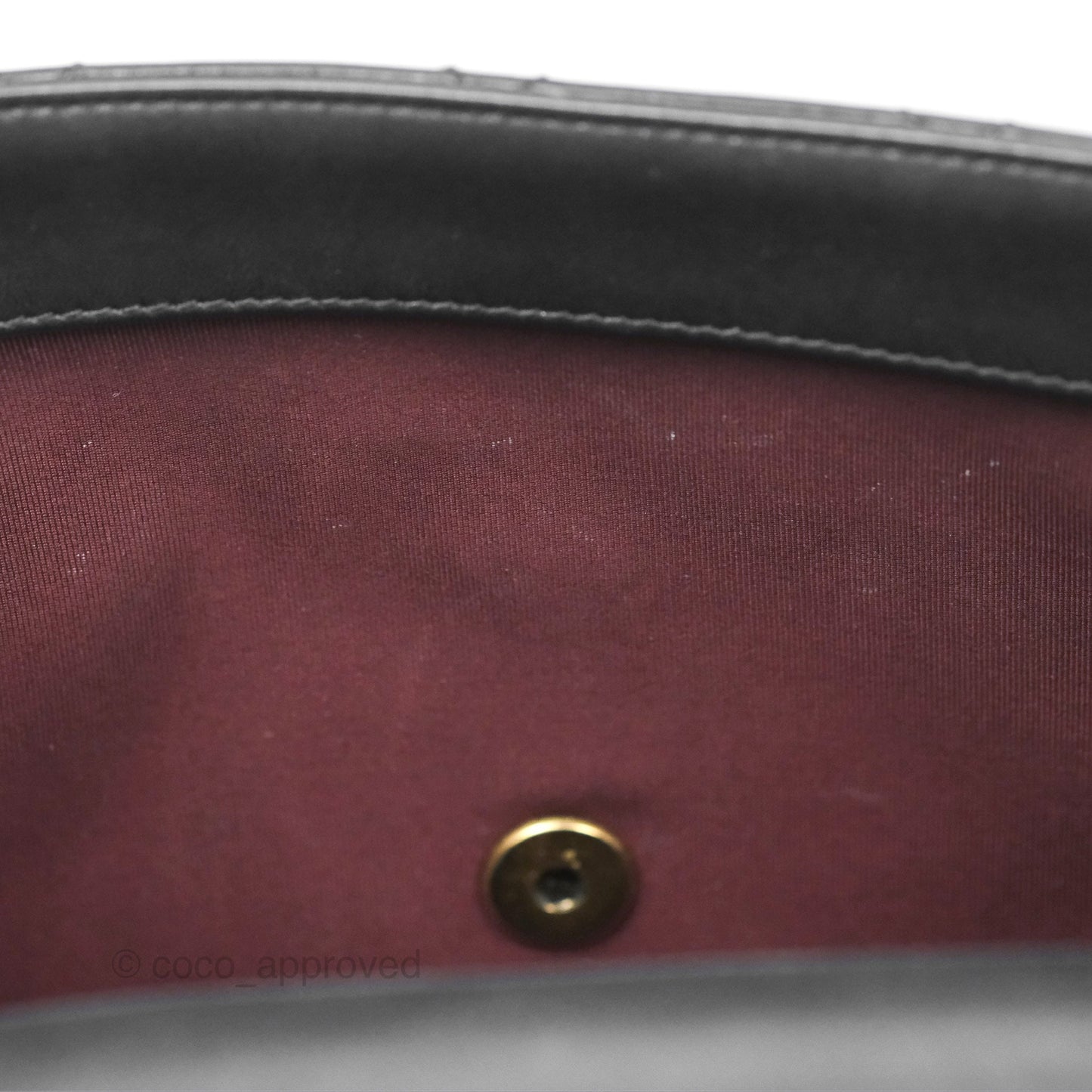 Chanel Gold Bar Top Handle Shoulder Bag Black Glazed Aged Calfskin Aged Gold Hardware