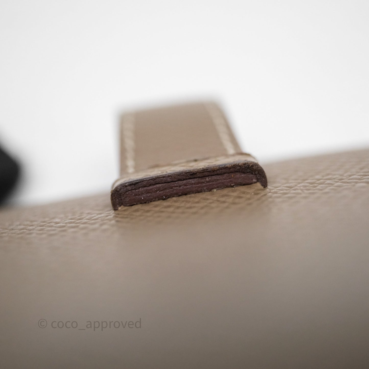 Hermès Bearn Compact Wallet Etoupe Epsom Gold Hardware