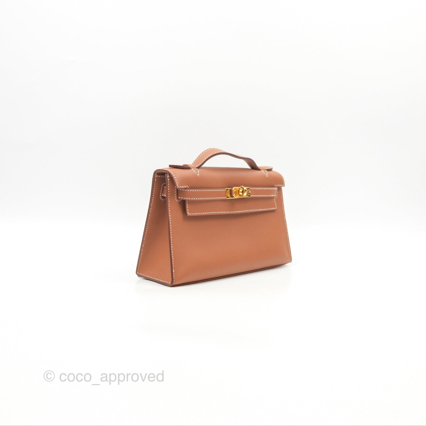 Hermès Kelly Mini Pochette Gold Swift Gold Hardware