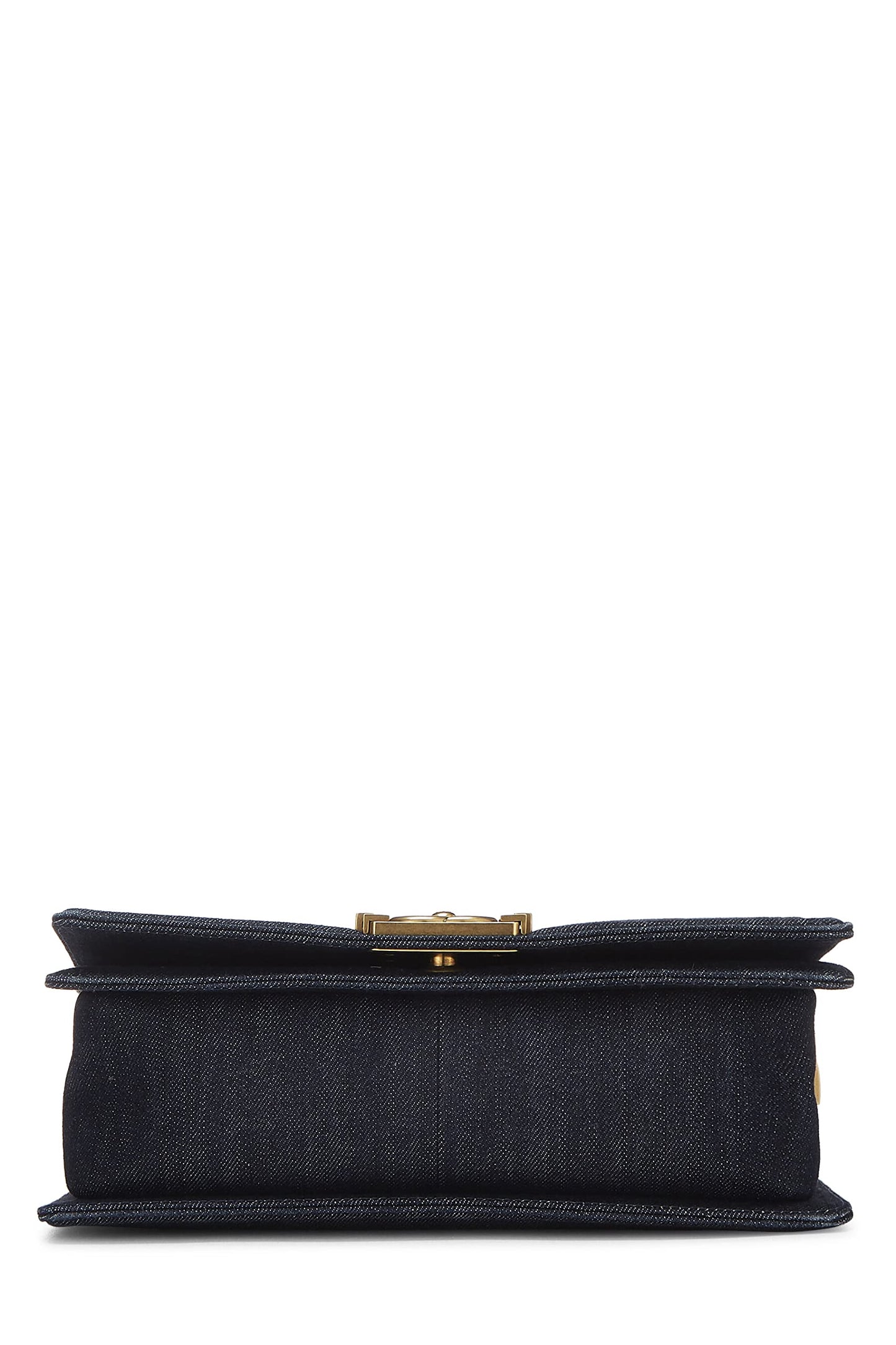 Chanel,  Navy & Red Denim Boy Bag Medium, Multi