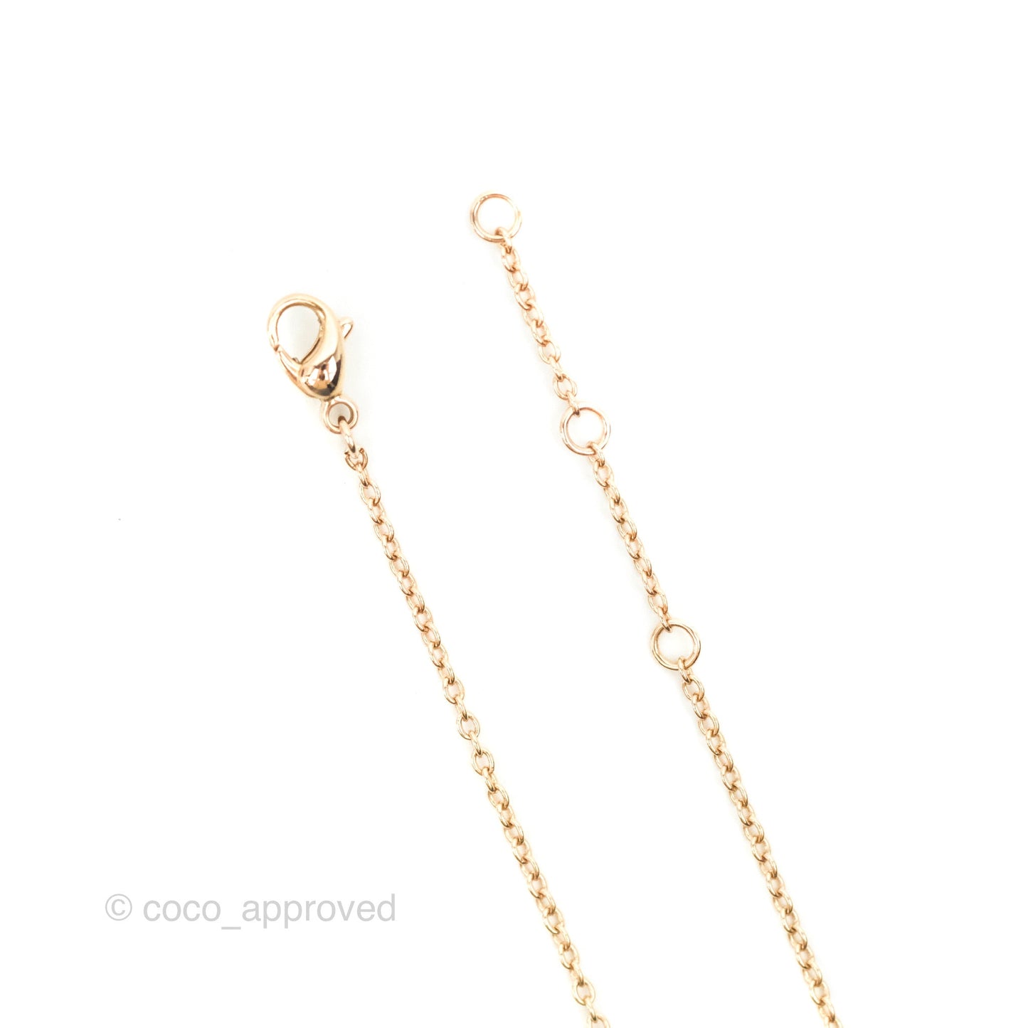 Chanel Coco Crush Necklace Beige Gold