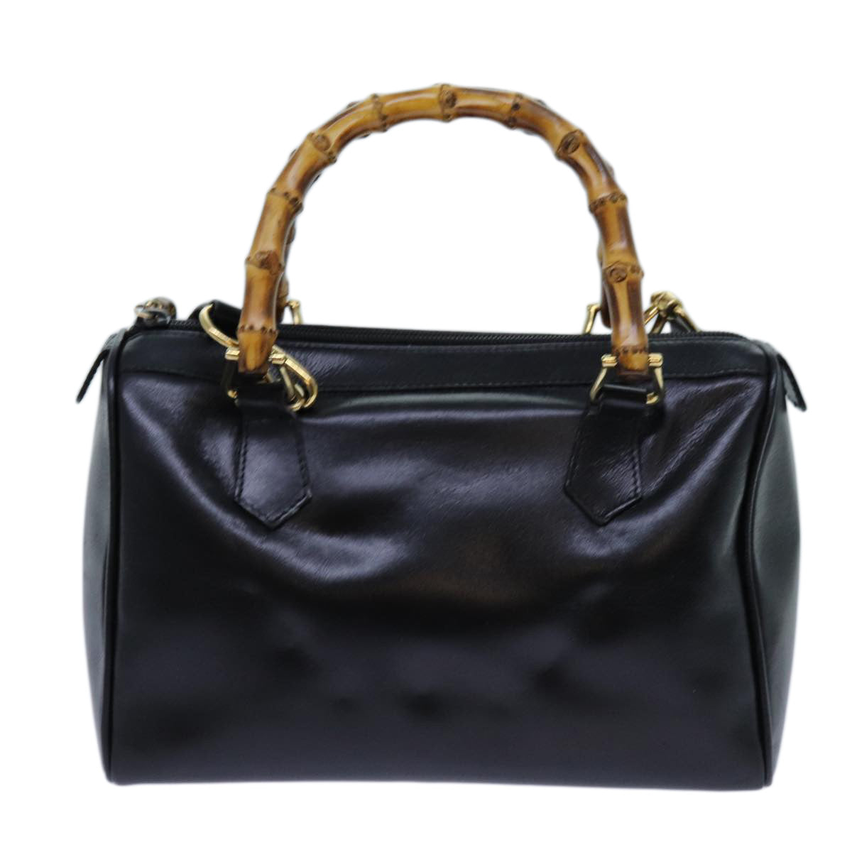 Luxury Gucci Trending 2025 Bamboo Hand Bag Leather 2way Black 000 122 0294  71505