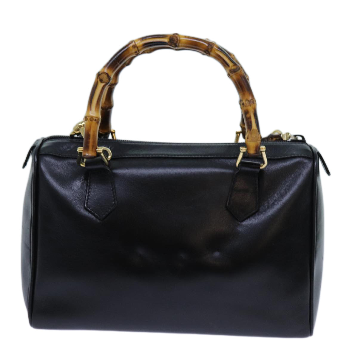 Luxury Gucci Trending 2025 Bamboo Hand Bag Leather 2way Black 000 122 0294  71505